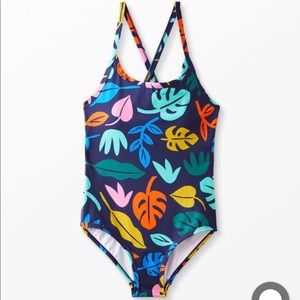 NWOT Hanna Andersson Recycled Women’s Swim Suit in Monsterra